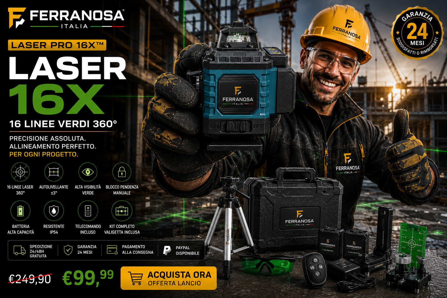 Ferranosa Laser 17 linee PRO