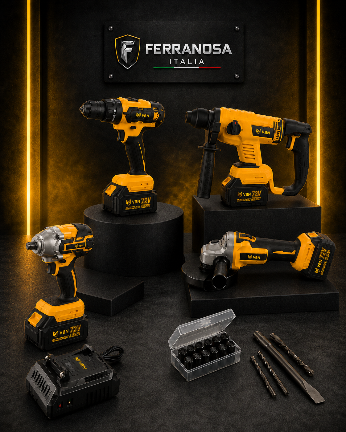 kit 4 in 1 Ferranosa 72v