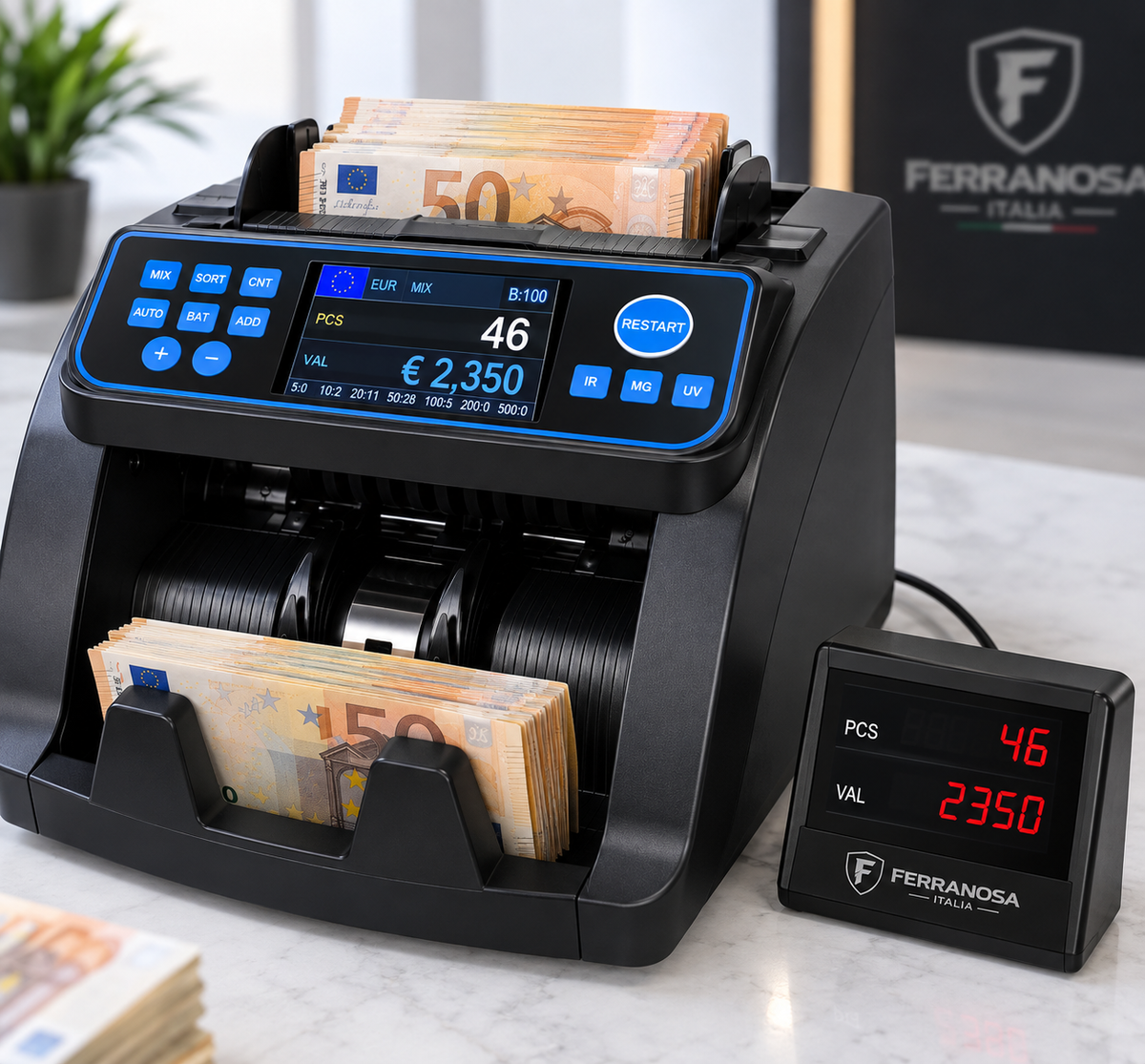 ContaBanconote  Ferranosa UV+MG