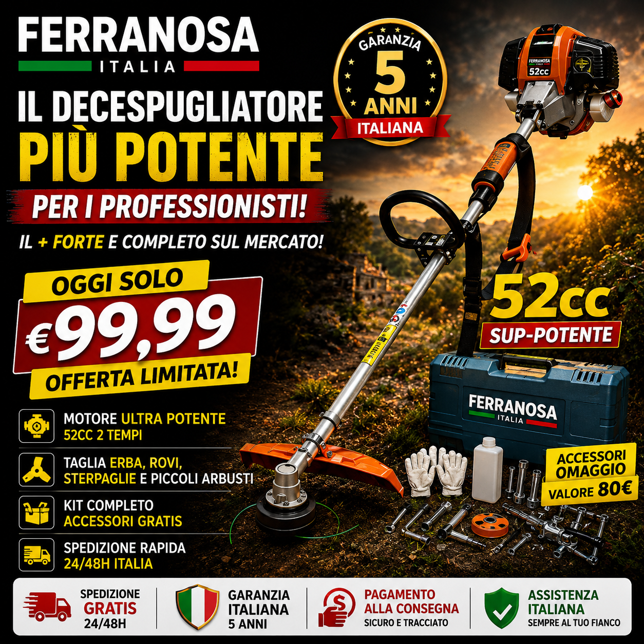 Decespugliatore 52cc